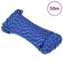 Cuerda de barco polipropileno azul 5 mm 50 m de vidaXL, Sogas y cuerdas metálicas - Ref: Foro24-152439, Precio: 11,85 €, Desc...