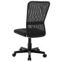 Silla de oficina de tela de malla negra 44x52x100 cm en Sillas de oficina | Comprar online en Foru.es