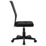 Silla de oficina de tela de malla negra 44x52x100 cm en Sillas de oficina | Comprar online en Foru.es