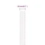 Cuerda de barco polipropileno blanco intenso 18 mm 25 m de vidaXL, Sogas y cuerdas metálicas - Ref: Foro24-152576, Precio: 32...