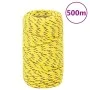 Yellow polypropylene boat rope 2 mm 500 m by vidaXL, Ropes and metal cords - Ref: Foro24-152586, Price: 21,88 €, Discount: %