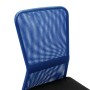 Silla de oficina de tela de malla negra y azul 44x52x100 cm en Sillas de oficina | Comprar online en Foru.es
