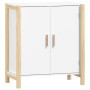 Aparador de madera contrachapada blanco 62x38x70 cm de vidaXL, Aparadores - Ref: Foro24-345669, Precio: 79,21 €, Descuento: %