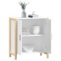 Aparador de madera contrachapada blanco 62x38x70 cm de vidaXL, Aparadores - Ref: Foro24-345669, Precio: 79,21 €, Descuento: %