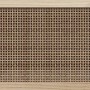 Aparador negro madera pino maciza y ratán natural 60x30x70 cm de vidaXL, Aparadores - Ref: Foro24-345634, Precio: 143,77 €, D...