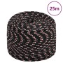 Cuerda de barco polipropileno negra 8 mm 25 m de vidaXL, Sogas y cuerdas metálicas - Ref: Foro24-152342, Precio: 11,86 €, Des...