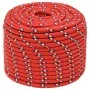 Cuerda de barco polipropileno rojo 14 mm 100 m de vidaXL, Sogas y cuerdas metálicas - Ref: Foro24-152411, Precio: 61,20 €, De...