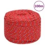 Cuerda de barco polipropileno rojo 10 mm 100 m de vidaXL, Sogas y cuerdas metálicas - Ref: Foro24-152402, Precio: 40,62 €, De...