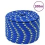 Cuerda de barco polipropileno azul 14 mm 100 m de vidaXL, Sogas y cuerdas metálicas - Ref: Foro24-152464, Precio: 70,28 €, De...