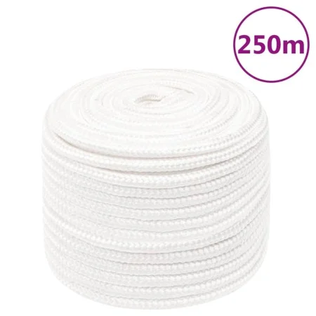 Cuerda de barco polipropileno blanco intenso 12 mm 250 m de vidaXL, Sogas y cuerdas metálicas - Ref: Foro24-152567, Precio: 1...
