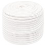 Cuerda de barco polipropileno blanco intenso 12 mm 250 m de vidaXL, Sogas y cuerdas metálicas - Ref: Foro24-152567, Precio: 1...