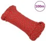 Red polypropylene boat rope 5 mm 100 m by vidaXL, Ropes and metal cords - Ref: Foro24-152387, Price: 15,65 €, Discount: %