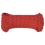 Red polypropylene boat rope 5 mm 100 m by vidaXL, Ropes and metal cords - Ref: Foro24-152387, Price: 15,65 €, Discount: %