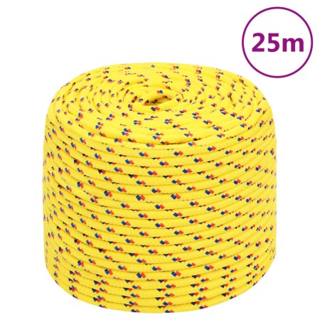 Cuerda de barco polipropileno amarillo 6 mm 25 m de vidaXL, Sogas y cuerdas metálicas - Ref: Foro24-152602, Precio: 10,71 €, ...
