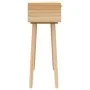 Mesa consola madera pino maciza ratán natural marrón 80x30x75cm de vidaXL, Mesas auxiliares - Ref: Foro24-345626, Precio: 102...