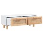 Mesa de centro madera contrachapada y de pino blanco 80x40x30cm de vidaXL, Mesas de centro - Ref: Foro24-345621, Precio: 95,0...