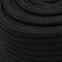 Cuerda de barco polipropileno negro intenso 16 mm 250 m de vidaXL, Sogas y cuerdas metálicas - Ref: Foro24-152522, Precio: 20...