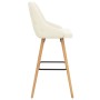 Taburetes de cocina 2 unidades terciopelo crema en Taburetes de cocina | Comprar online en Foru.es