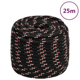 Schwarzes Polypropylen-Bootsseil 18 mm 25 m von vidaXL, Seile und Metallschnüre - Ref: Foro24-152364, Preis: 32,84 €, Rabatt: %