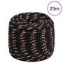 Black polypropylene boat rope 18 mm 25 m by vidaXL, Ropes and metal cords - Ref: Foro24-152364, Price: 32,84 €, Discount: %