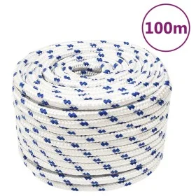 Cuerda de barco polipropileno blanco 12 mm 100 m de vidaXL, Sogas y cuerdas metálicas - Ref: Foro24-152301, Precio: 54,95 €, ...