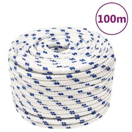 Cuerda de barco polipropileno blanco 12 mm 100 m de vidaXL, Sogas y cuerdas metálicas - Ref: Foro24-152301, Precio: 54,95 €, ...