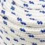 Cuerda de barco polipropileno blanco 12 mm 100 m de vidaXL, Sogas y cuerdas metálicas - Ref: Foro24-152301, Precio: 54,95 €, ...