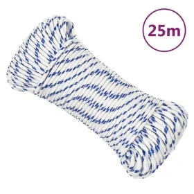 Cuerda de barco polipropileno blanco 4 mm 25 m de vidaXL, Sogas y cuerdas metálicas - Ref: Foro24-152274, Precio: 8,83 €, Des...