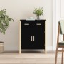 Aparador de madera contrachapada negro 62x38x75 cm de vidaXL, Aparadores - Ref: Foro24-345676, Precio: 70,06 €, Descuento: %