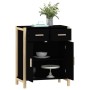 Aparador de madera contrachapada negro 62x38x75 cm de vidaXL, Aparadores - Ref: Foro24-345676, Precio: 70,06 €, Descuento: %