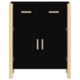 Aparador de madera contrachapada negro 62x38x75 cm de vidaXL, Aparadores - Ref: Foro24-345676, Precio: 70,06 €, Descuento: %