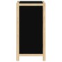 Aparador de madera contrachapada negro 62x38x75 cm de vidaXL, Aparadores - Ref: Foro24-345676, Precio: 70,06 €, Descuento: %