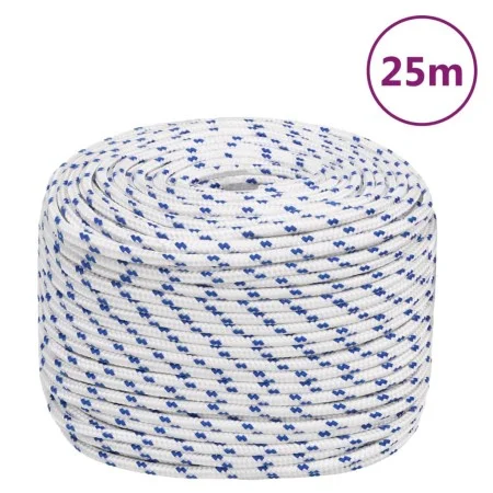 Cuerda de barco polipropileno blanco 6 mm 25 m de vidaXL, Sogas y cuerdas metálicas - Ref: Foro24-152284, Precio: 10,91 €, De...