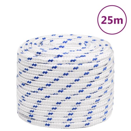 Cuerda de barco polipropileno blanco 18 mm 25 m de vidaXL, Sogas y cuerdas metálicas - Ref: Foro24-152311, Precio: 33,47 €, D...