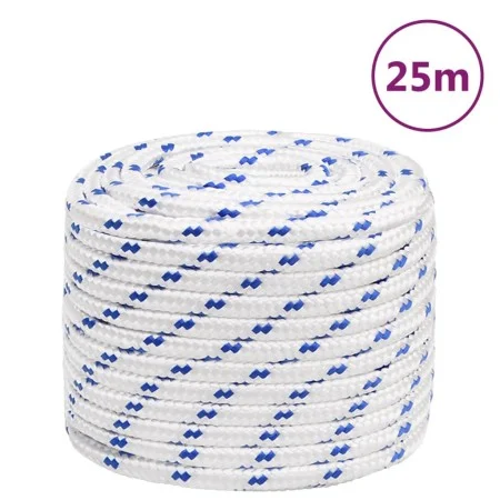 Cuerda de barco polipropileno blanco 18 mm 25 m de vidaXL, Sogas y cuerdas metálicas - Ref: Foro24-152311, Precio: 32,84 €, D...