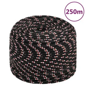 Cuerda de trabajo polipropileno negro 8 mm 250 m de vidaXL, Sogas y cuerdas metálicas - Ref: Foro24-152345, Precio: 54,69 €, ...
