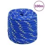 Cuerda de barco polipropileno azul 16 mm 100 m de vidaXL, Sogas y cuerdas metálicas - Ref: Foro24-152468, Precio: 77,72 €, De...