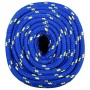 Cuerda de barco polipropileno azul 16 mm 100 m de vidaXL, Sogas y cuerdas metálicas - Ref: Foro24-152468, Precio: 76,24 €, De...
