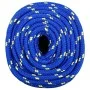 Cuerda de barco polipropileno azul 16 mm 100 m de vidaXL, Sogas y cuerdas metálicas - Ref: Foro24-152468, Precio: 77,72 €, De...
