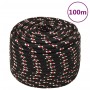 Cuerda de barco polipropileno negra 12 mm 100 m de vidaXL, Sogas y cuerdas metálicas - Ref: Foro24-152354, Precio: 48,19 €, D...