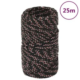 Cuerda de barco polipropileno negra 2 mm 25 m de vidaXL, Sogas y cuerdas metálicas - Ref: Foro24-152317, Precio: 8,82 €, Desc...
