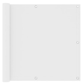 Toldo para balcón tela oxford blanco 90x400 cm en Sombrillas | Comprar online en Foru.es