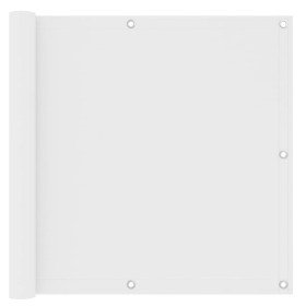 Toldo para balcón tela oxford blanco 90x400 cm en Sombrillas | Comprar online en Foru.es