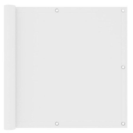 Toldo para balcón tela oxford blanco 90x400 cm en Sombrillas | Comprar online en Foru.es