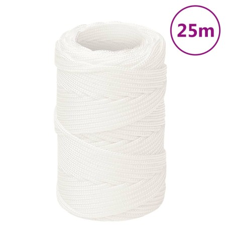 Cuerda de barco polipropileno blanco intenso 2 mm 25 m de vidaXL, Sogas y cuerdas metálicas - Ref: Foro24-152529, Precio: 11,...