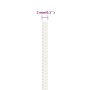 Cuerda de barco polipropileno blanco intenso 2 mm 25 m de vidaXL, Sogas y cuerdas metálicas - Ref: Foro24-152529, Precio: 11,...