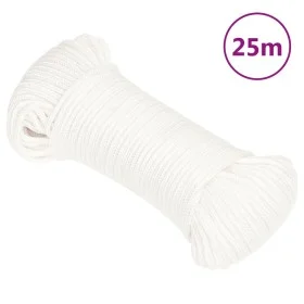 Cuerda de barco polipropileno blanco intenso 4 mm 25 m de vidaXL, Sogas y cuerdas metálicas - Ref: Foro24-152539, Precio: 9,6...