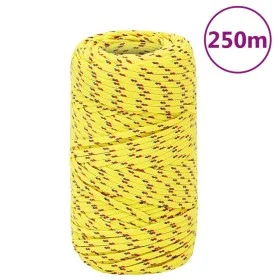 Gelbes Polypropylen-Bootsseil 2 mm 250 m von vidaXL, Seile und Metallschnüre - Ref: Foro24-152585, Preis: 15,92 €, Rabatt: %