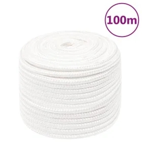 Cuerda de barco polipropileno blanco intenso 14 mm 100 m de vidaXL, Sogas y cuerdas metálicas - Ref: Foro24-152570, Precio: 6...