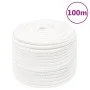 Intense white polypropylene boat rope 14 mm 100 m by vidaXL, Ropes and metal cords - Ref: Foro24-152570, Price: 68,45 €, Disc...